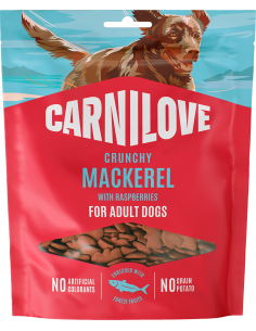 Carnilove Dog Crunchy Snack Caballa con Frambuesas