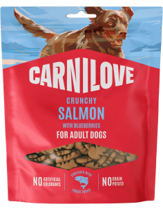 Carnilove Dog Crunchy Snack Salmón con Arándanos
