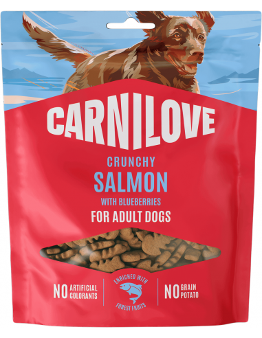 Carnilove Dog Crunchy Snack Salmó amb Nabius