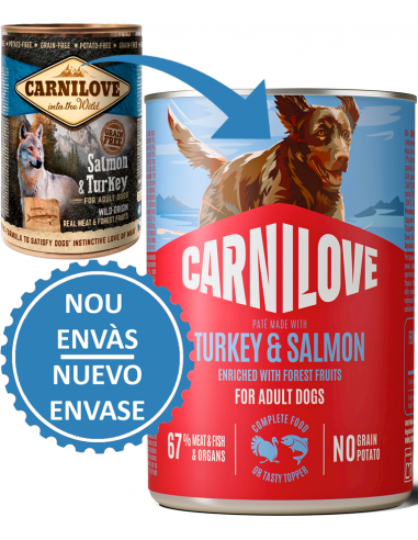 Carnilove Dog Adult Pavo y Salmón Paté