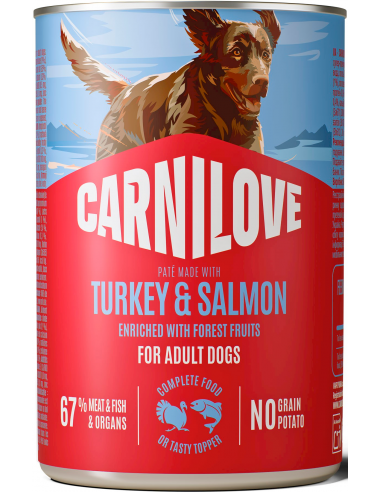 Carnilove Dog Adult Pavo y Salmón Paté