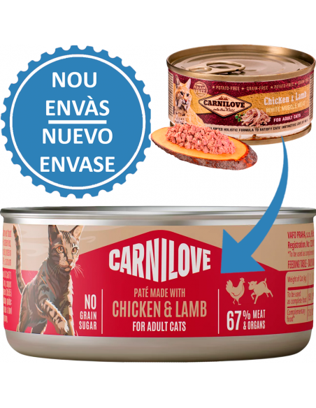 Carnilove Cat Adult Pollastre i Xai Paté