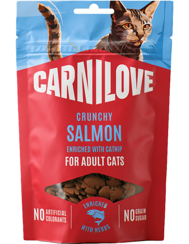 Carnilove Cat Crunchy Snack Salmó amb Catnip