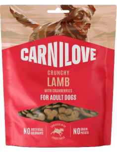 Carnilove Dog Crunchy Snack Cordero con Arándanos Rojos 2