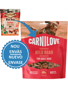 Carnilove Dog Crunchy Snack Senglar amb Rosa Mosqueta