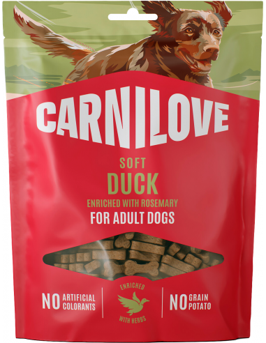 Carnilove Dog Soft Snack Ànec amb Romaní