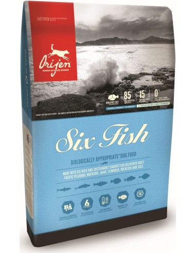 Orijen Cat Six Fish Pinso Gats Totes les Edats i Races Grain Free Peix 064992281342 / 064992281182 / 064992281540